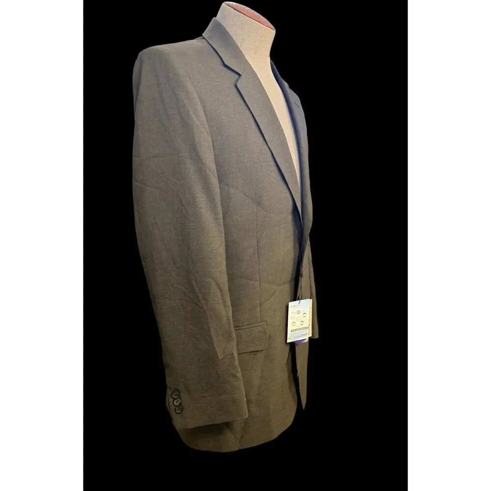 NWT Doc & Amelia Aerocool Blazer Sports Coat Sz. 40 Recycled Sustainable Brown T